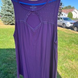 Torrid Deep Purple Super Soft Tank Top